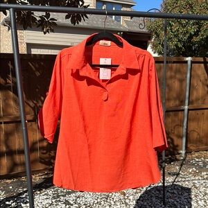 Women's Orange Top